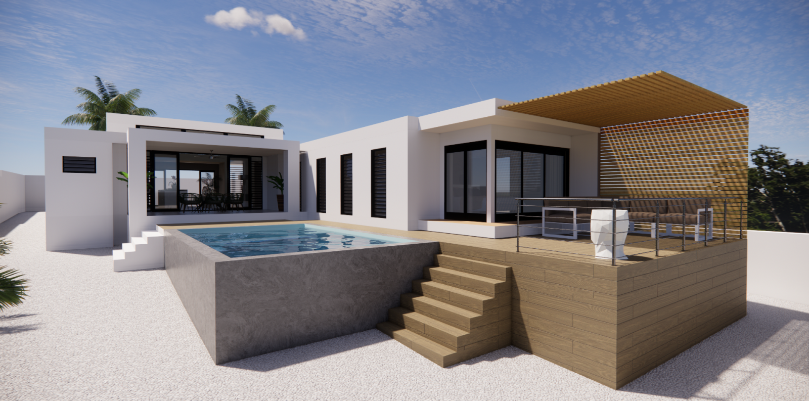 3D Artist Impressie Villa Curacao